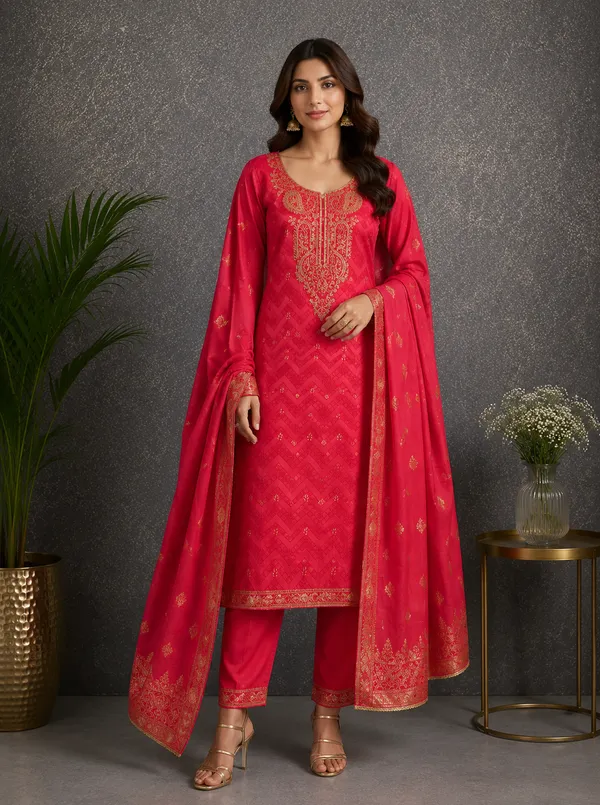Cotton_Ethnic_Ombre_Washed_Red_Unstitched_Suit_Material