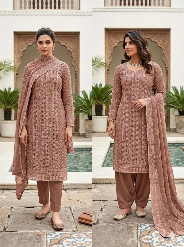 Maroon_Silk_Chikankari_Embroidered_Unstitched_Suit_Material_For_Women