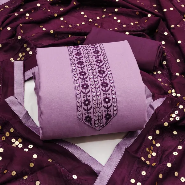 Lavender_Silk_Embroidered_Unstitched_Suit_Material_For_Women