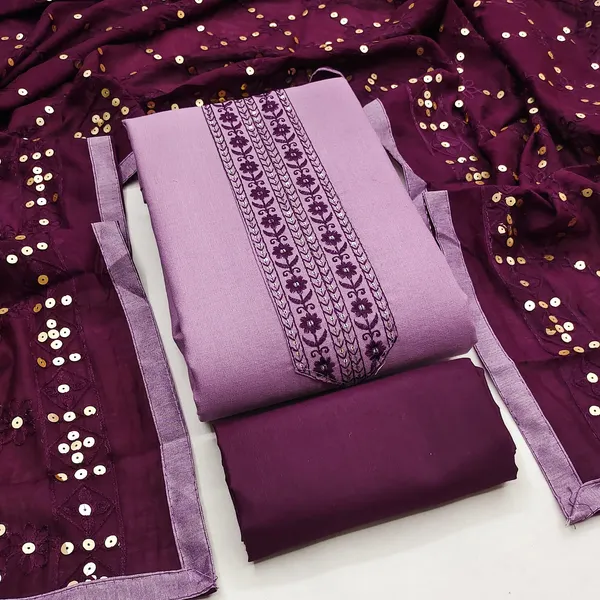 Lavender_Silk_Embroidered_Unstitched_Suit_Material_For_Women