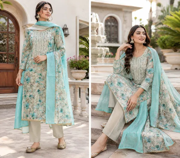 Blue_Silk_Floral_Embroidered_Unstitched_Suit_Material_For_Women