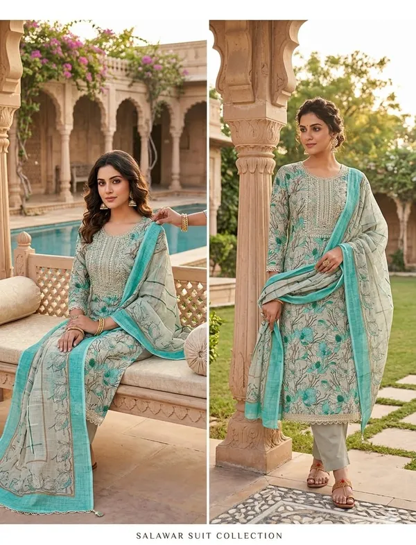 Blue_Silk_Floral_Embroidered_Unstitched_Suit_Material_For_Women