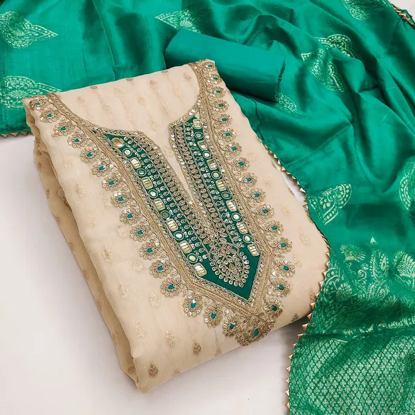 Silk_Festive_Embroidered_Cream_Green_Suit_Material