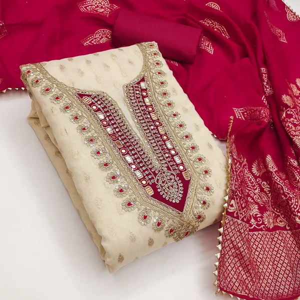 Maroon_Silk_Embroidered_Unstitched_Suit_Material_For_Women