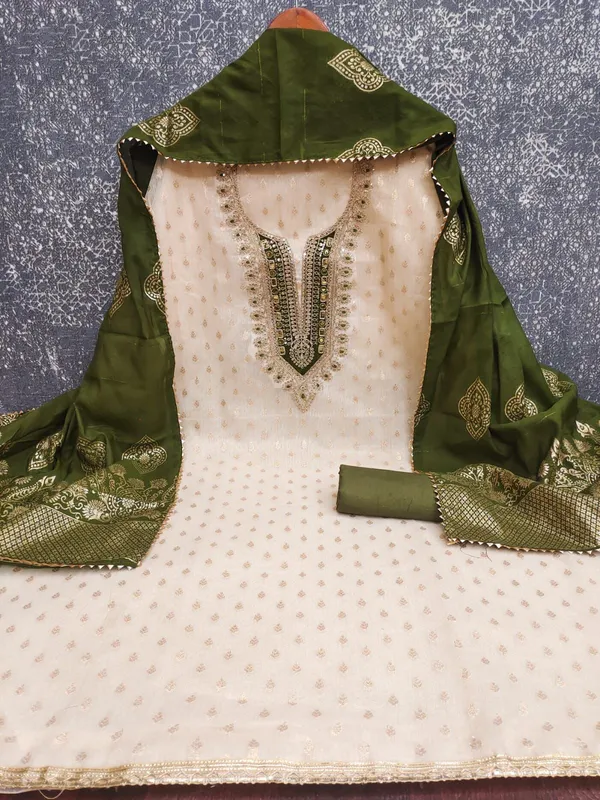 Silk_Festive_Embroidered_Olive_Green_Suit_Material