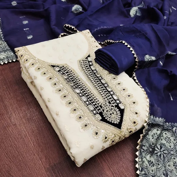 Blue_Silk_Embroidered_Unstitched_Ethnic_Suit_Material_For_Women