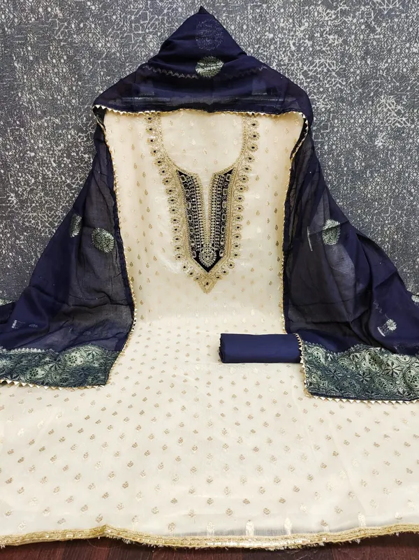 Blue_Silk_Embroidered_Unstitched_Ethnic_Suit_Material_For_Women