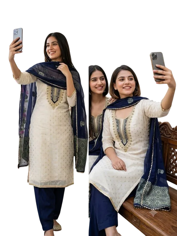 Blue_Silk_Embroidered_Unstitched_Ethnic_Suit_Material_For_Women