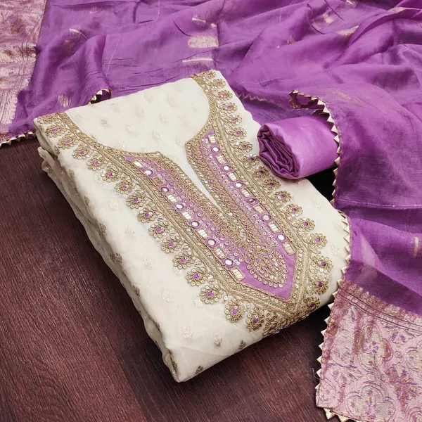 Purple_Silk_Embroidered_Buti_Unstitched_Suit_Material_For_Women