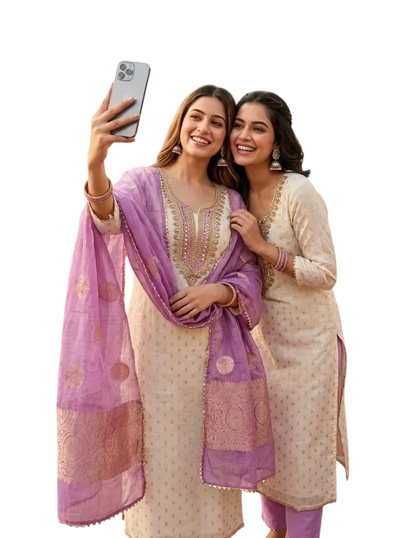 Purple_Silk_Embroidered_Buti_Unstitched_Suit_Material_For_Women