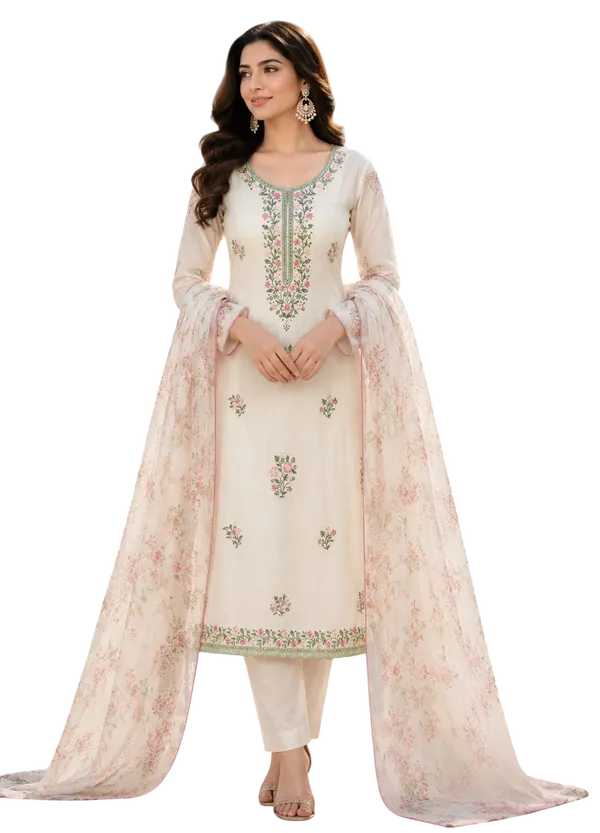 Silk_Festive_Floral_Embroidered_White_Suit_Material