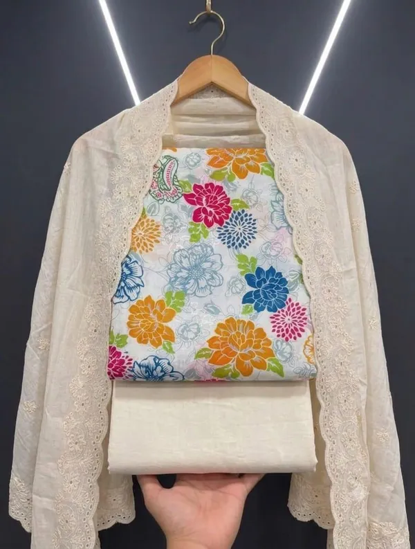 Multicolour_Cotton_Floral_Printed_Unstitched_Suit_Material_For_Women