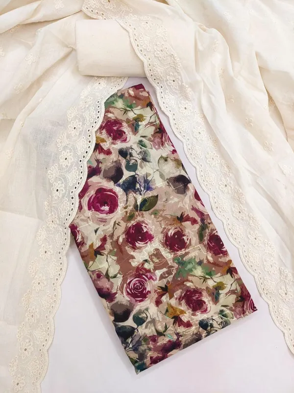 Cotton_Festive_Floral_Printed_Maroon_Suit_Material