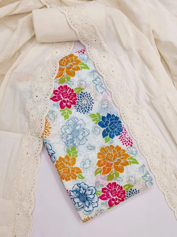 Multicolour_Cotton_Floral_Printed_Unstitched_Suit_Material_For_Women