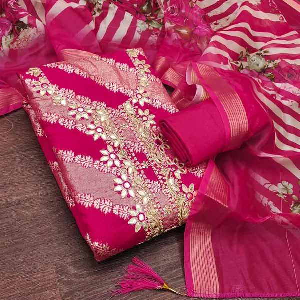 Red_Silk_Embroidered_Unstitched_Suit_Material_For_Women