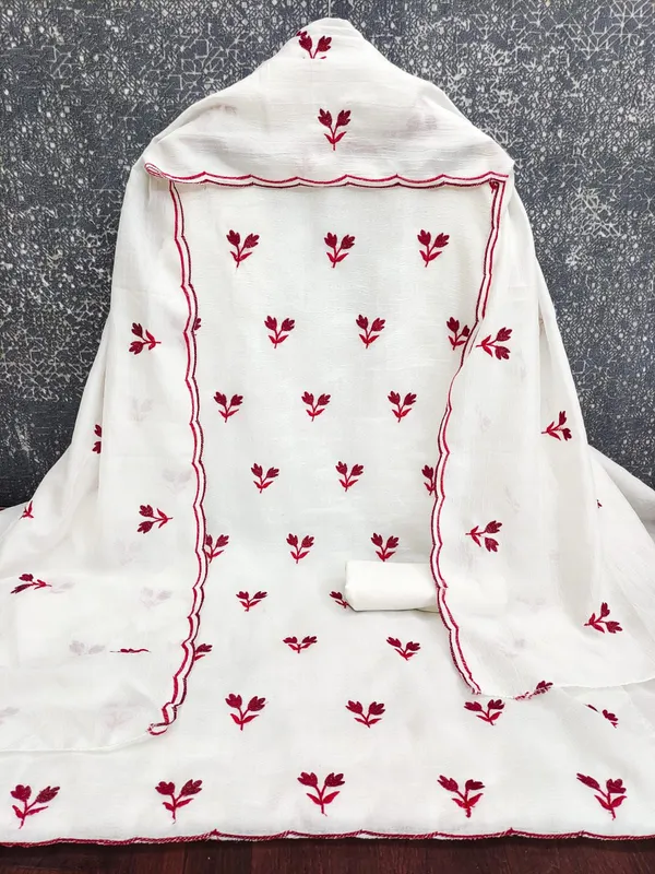 Silk_Ethnic_Floral_Embroidered_White_Unstitched_Suit_Material
