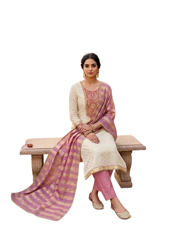 Pink_Jacquard_Embroidered_Unstitched_Suit_Material_For_Women
