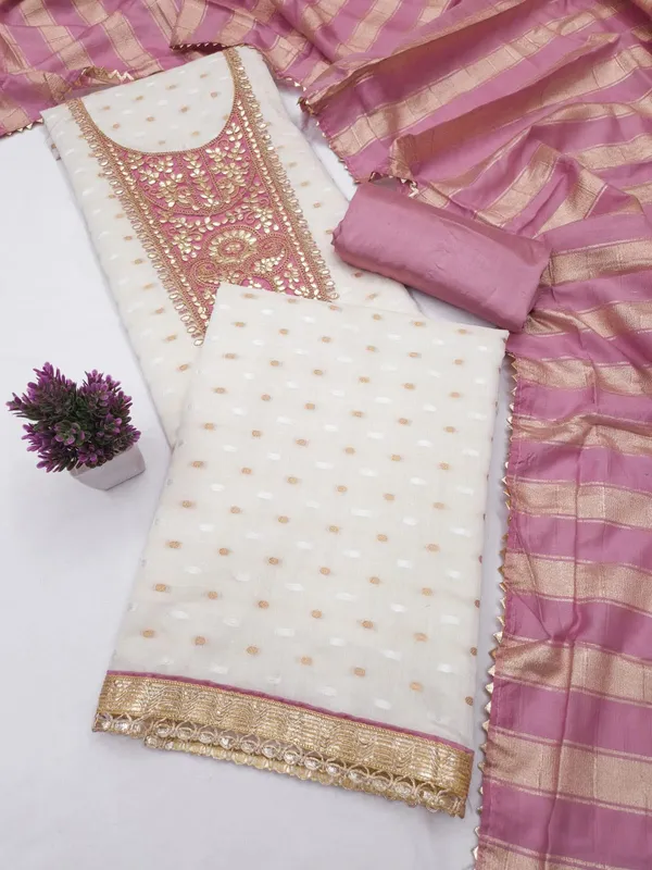 Pink_Jacquard_Embroidered_Unstitched_Suit_Material_For_Women