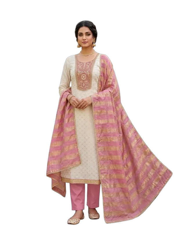 Pink_Jacquard_Embroidered_Unstitched_Suit_Material_For_Women