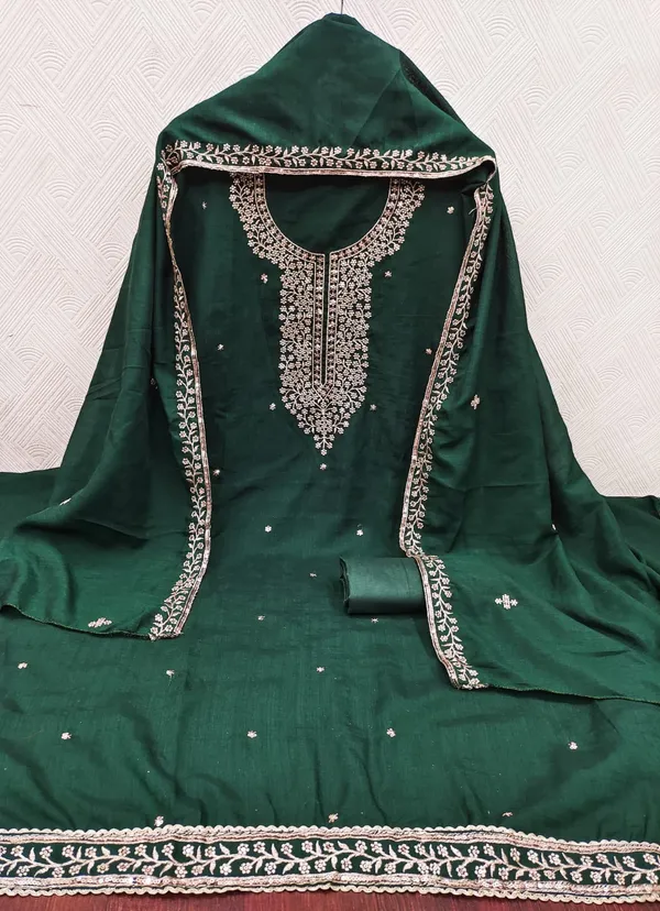 Green_Silk_Zari_Embroidered_Unstitched_Suit_Material_For_Women