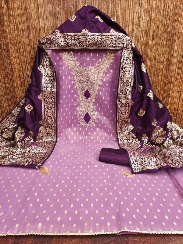 Purple_Silk_Embroidered_Unstitched_Suit_Material_For_Women