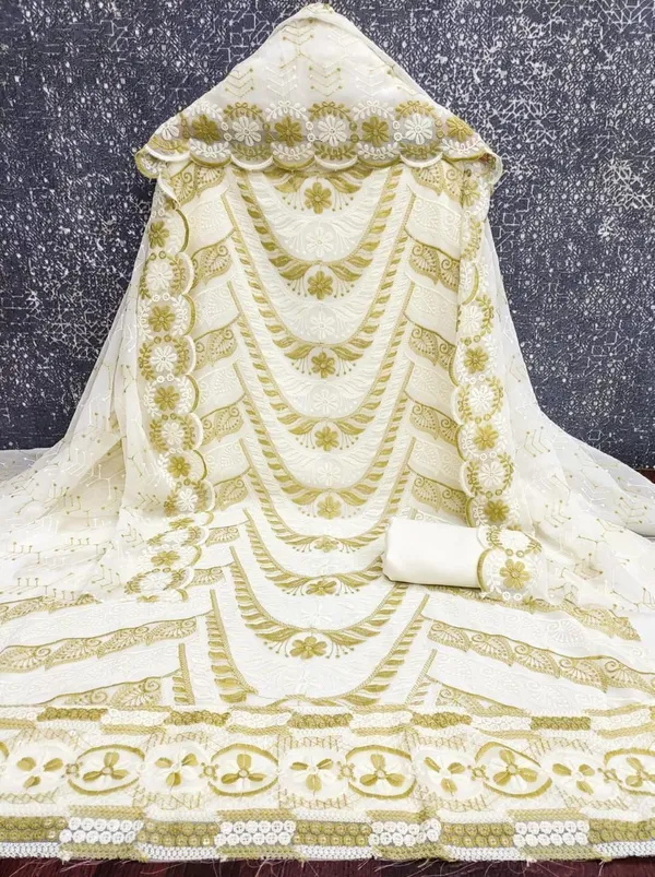 White_Chanderi_Floral_Embroidered_Unstitched_Suit_Material_For_Women