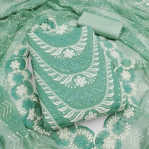 Light_Green_Chanderi_Embroidered_Unstitched_Suit_Material_For_Women