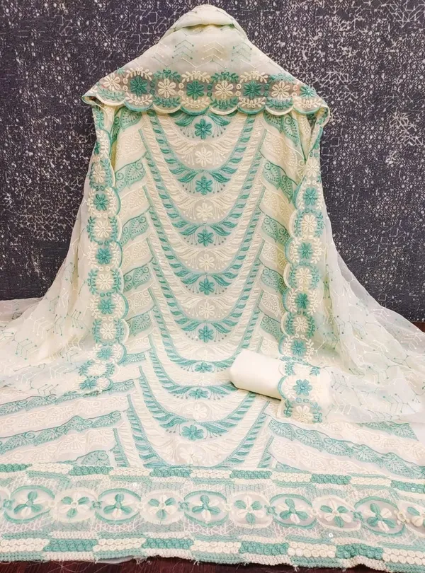 White_Chanderi_Embroidered_Geometric_Suit_Material_For_Women