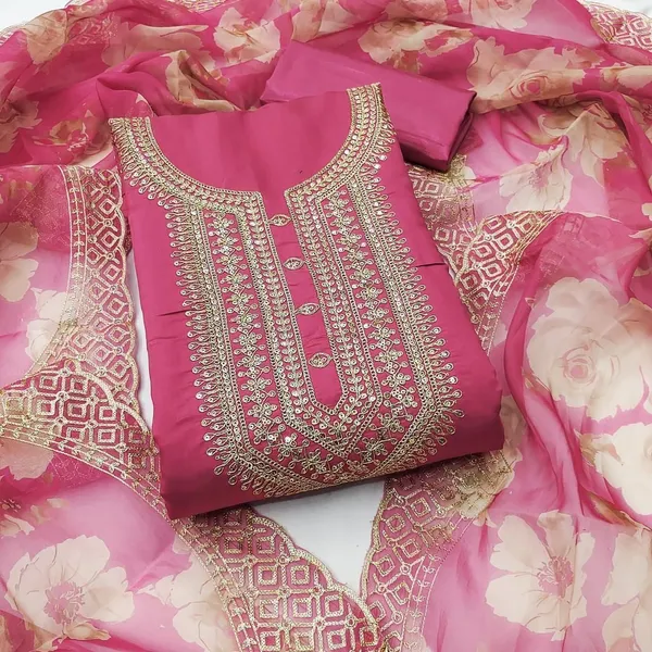 Pink_Silk_Embellished_Unstitched_Suit_Material_For_Women