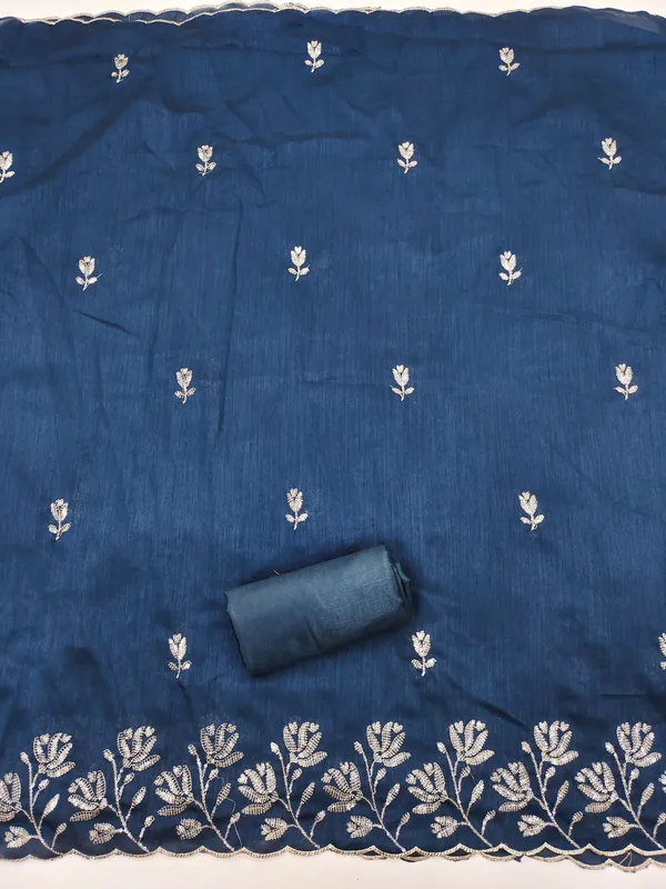 Blue_Georgette_Embroidered_Unstitched_Salwar_Suit_Material_For_Women