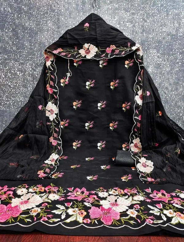Black_Silk_Floral_Embroidered_Unstitched_Salwar_Suit_Material_For_Women