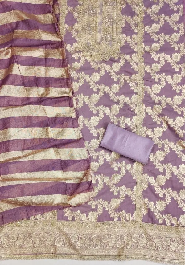 Purple_Silk_Floral_Printed_Salwar_Suit_Material_For_Women