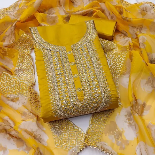 Silk_Festive_Floral_Printed_Yellow_Suit_Material