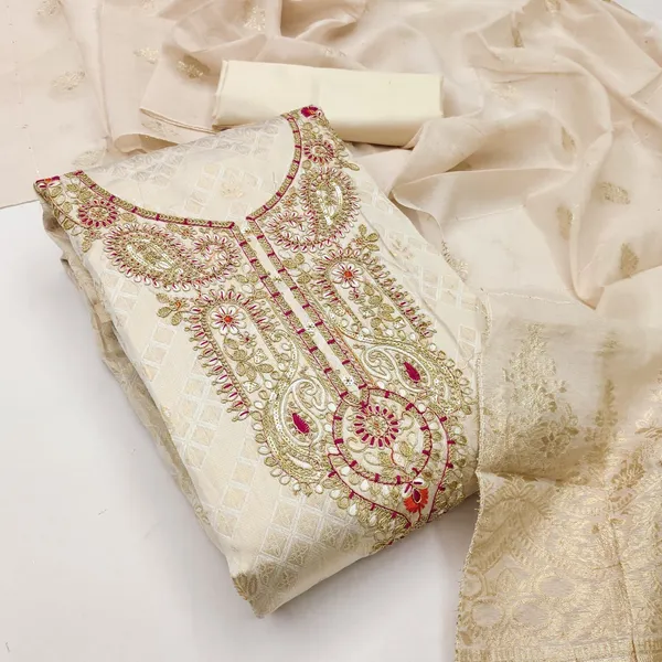 Beige_Cotton_Blend_Embroidered_Unstitched_Suit_Material_For_Women