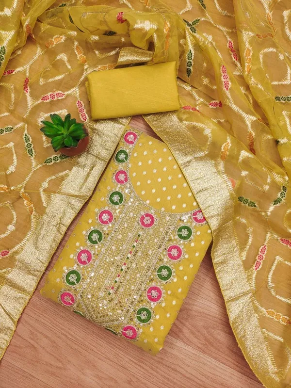 Cotton_Ethnic_Solid_Yellow_Suit_Material
