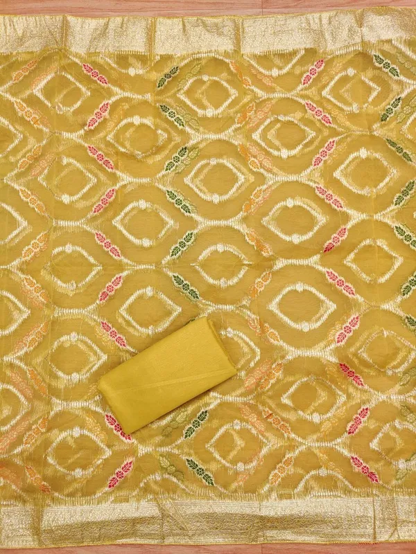 Cotton_Ethnic_Solid_Yellow_Suit_Material