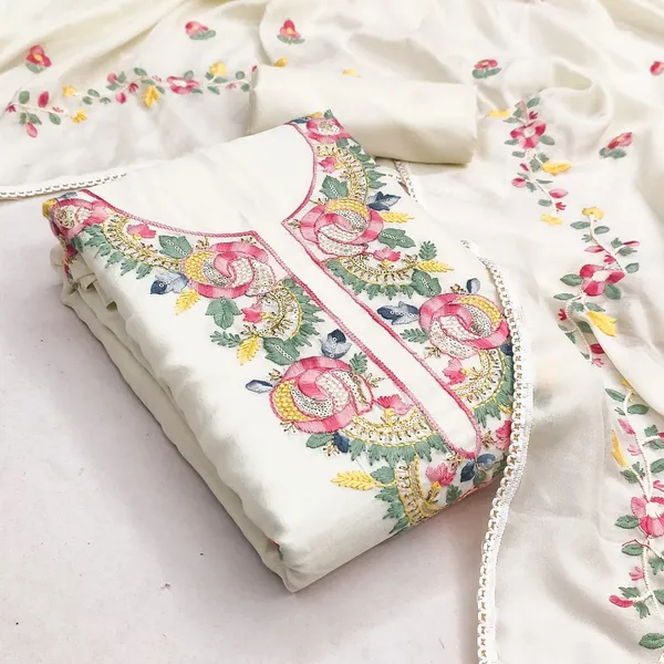 Chanderi_Festive_Floral_Embroidered_White_Suit_Material