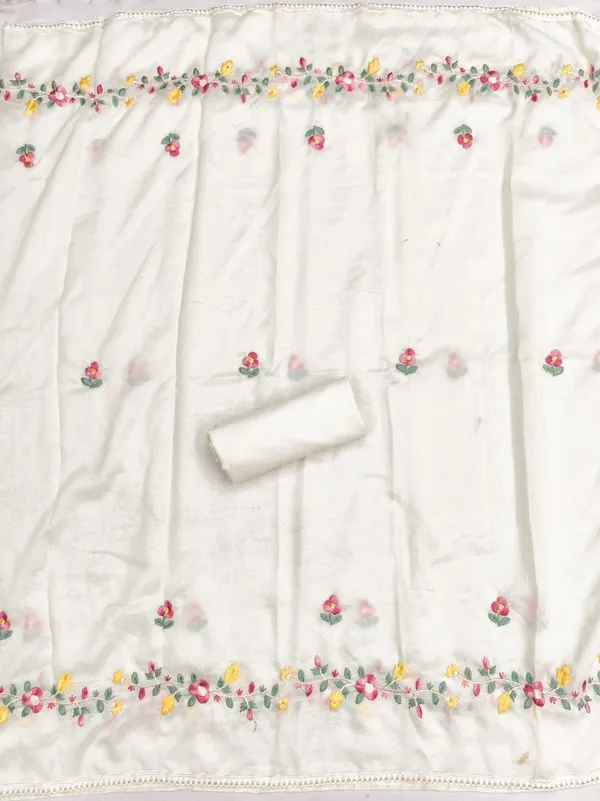 Chanderi_Festive_Floral_Embroidered_White_Suit_Material