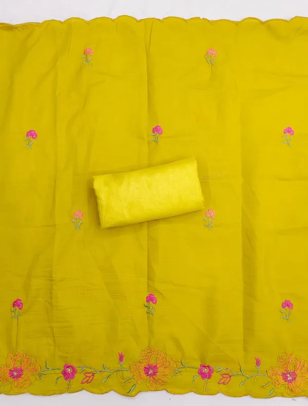 Yellow_Silk_Floral_Embroidered_Unstitched_Suit_Material_For_Women