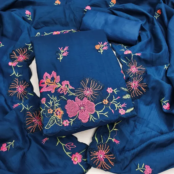 Silk_Festive_Floral_Embroidered_Blue_Suit_Material