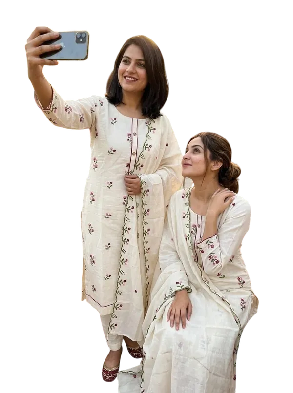 Cotton_Ethnic_Floral_Embroidered_White_Unstitched_Suit_Material