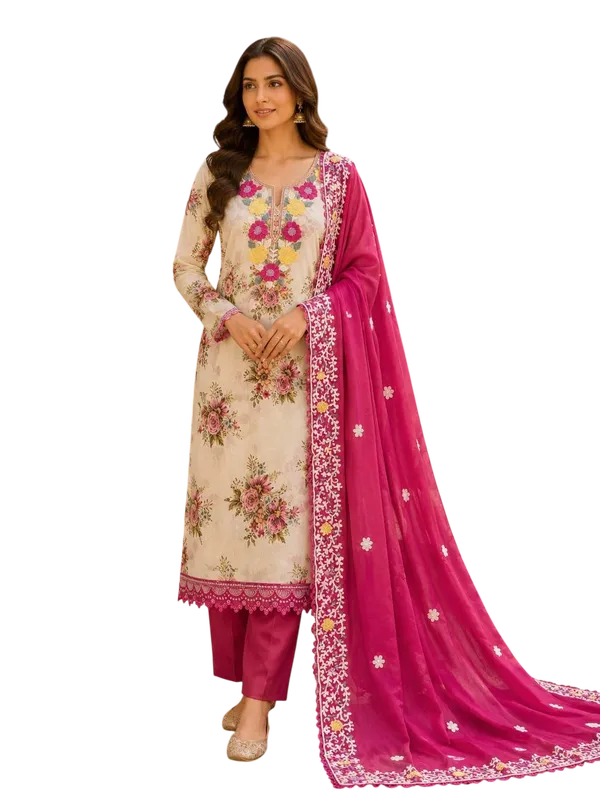 Pink_Silk_Floral_Embroidered_Unstitched_Suit_Material_For_Women