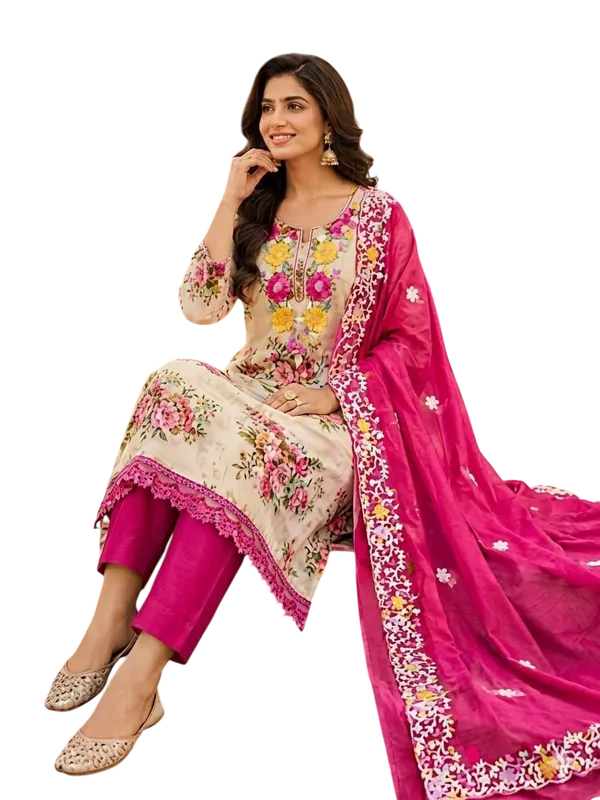 Pink_Silk_Floral_Embroidered_Unstitched_Suit_Material_For_Women