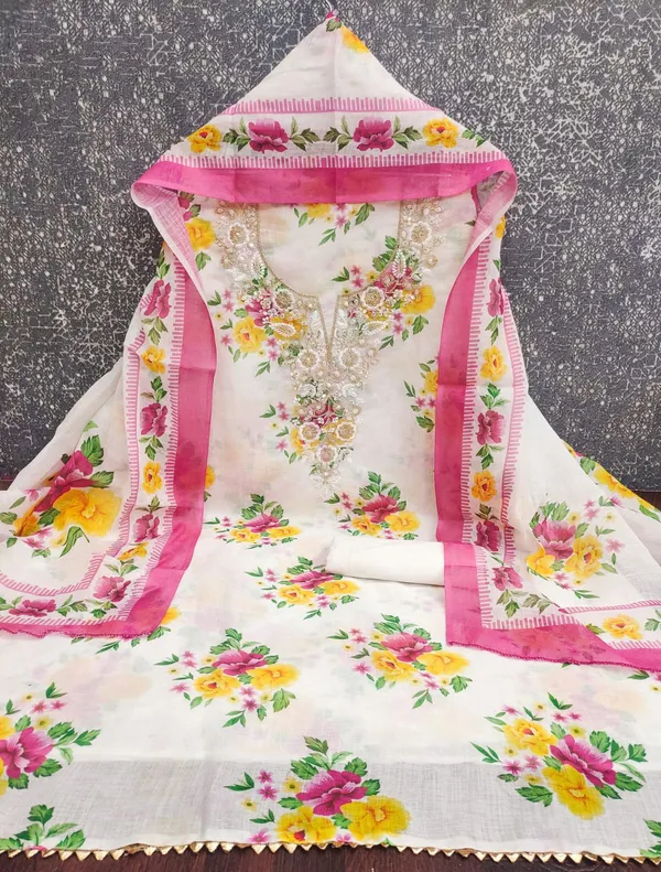 Silk_Festive_Floral_Print_White_Suit_Material