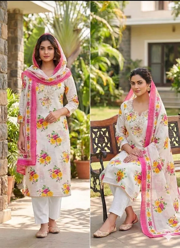 Silk_Festive_Floral_Print_White_Suit_Material