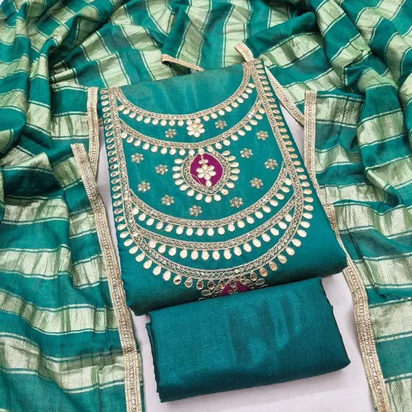 Silk_Festive_Embroidered_Green_Suit_Material