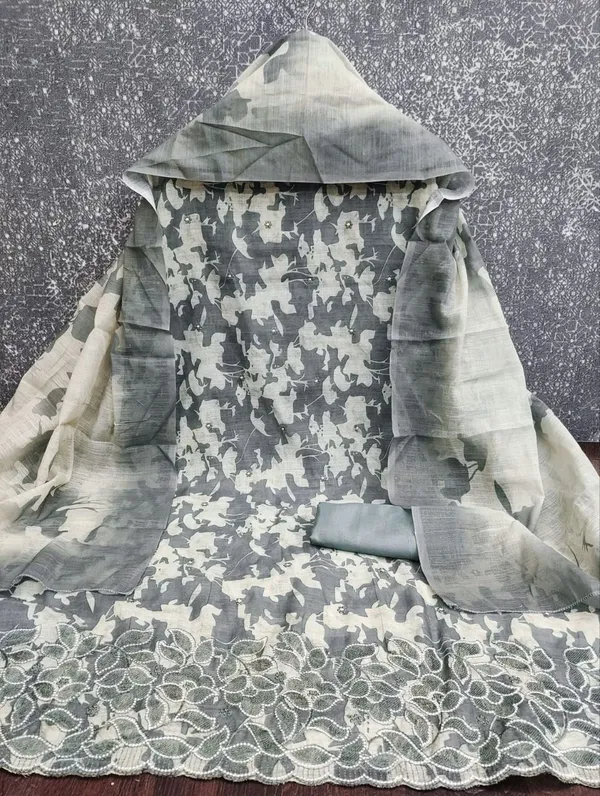Silk_Ethnic_Floral_Print_Grey_Unstitched_Suit_Material