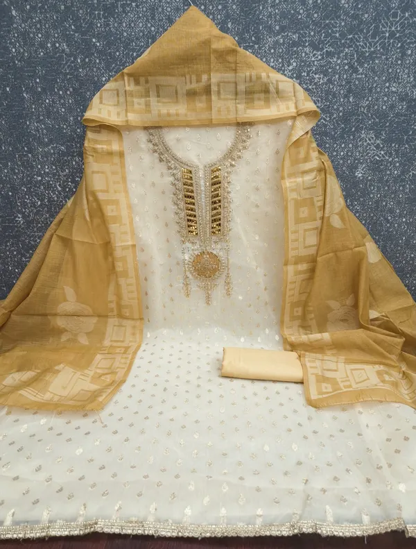 Yellow_Silk_Embroidered_Unstitched_Suit_Material_For_Women