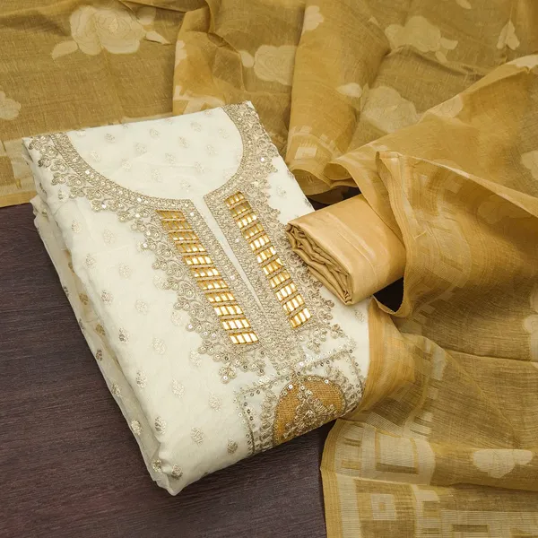 Yellow_Silk_Embroidered_Unstitched_Suit_Material_For_Women