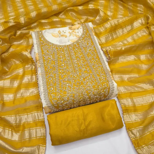Yellow_Silk_Floral_Embroidered_Unstitched_Suit_Material_For_Women